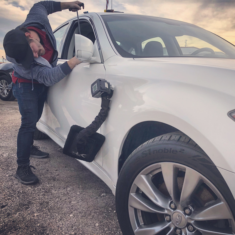 Mobile dent repair example